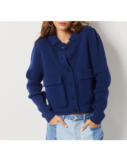 Chaqueta azul marino Cyndelle