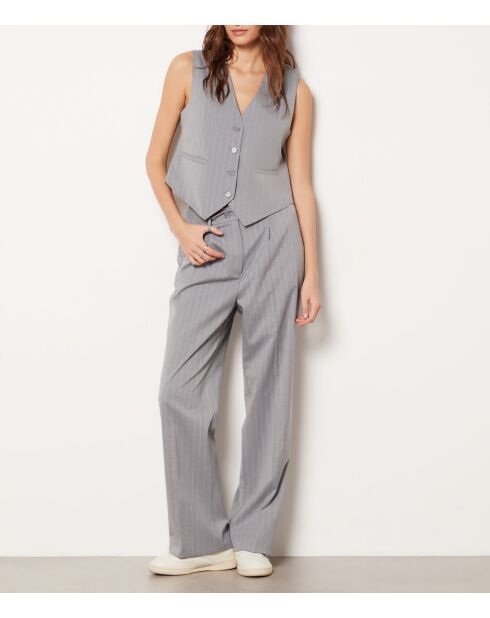 Rodin grijze antraciete broek