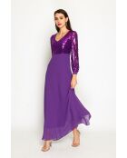 Robe Ninas violette