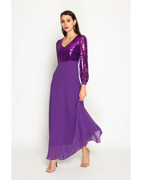 Robe Ninas violette