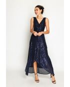 Robe Estella bleu nuit