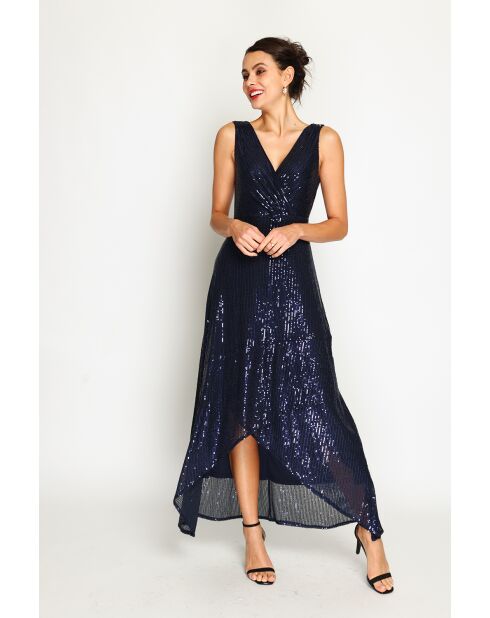 Robe Estella bleu nuit