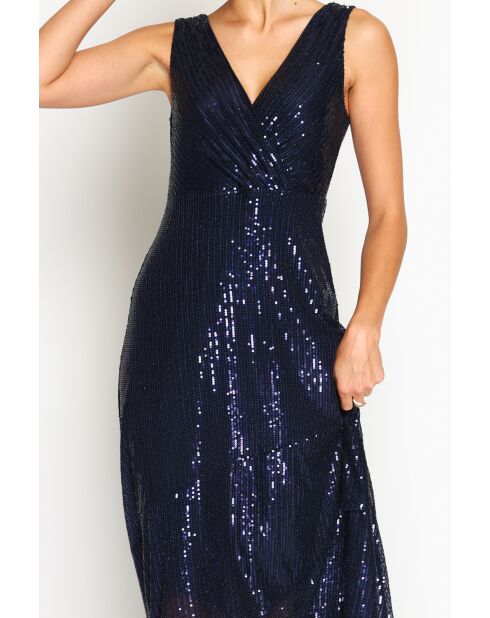 Robe Estella bleu nuit