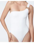 Capsule Diane, einteiliger Badeanzug ohne Bügel, ecru