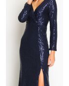 Robe Peneloppe bleu nuit