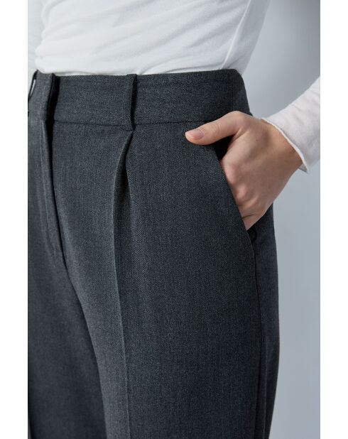 Antracietkleurige broek Agatha