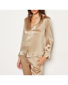 Hemdje met parelwitte zalm en perzik