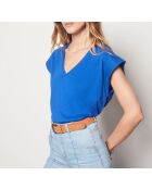 Joss V koningsblauw t-shirt