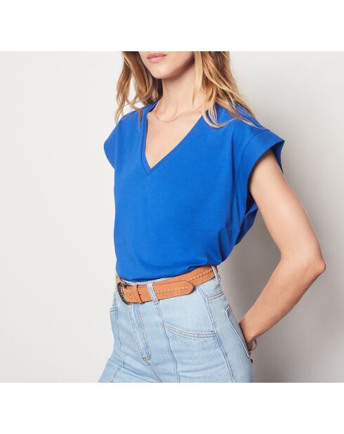 Joss V koningsblauw t-shirt