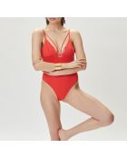 Fantaisy s23 rood badpak uit één stuk zonder beugel