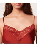 Caraco Sunflower bordeaux grenat