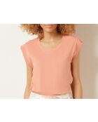 Pfirsichfarbenes T-Shirt Uriah