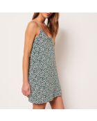 Camicia da notte verde Thea Duck