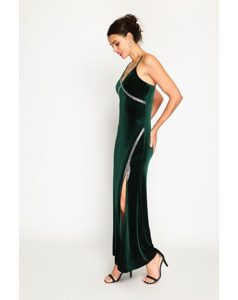 Robe Francesca vert amazone