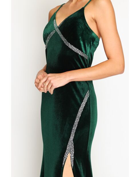 Robe Francesca vert amazone