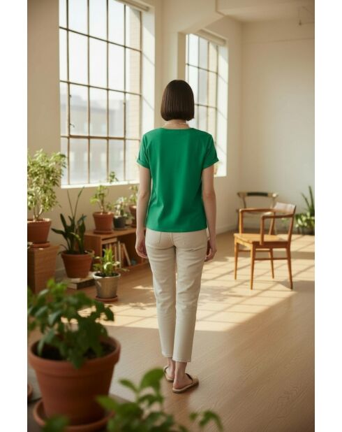 T-shirt Grace emeraude