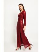 Robe Odette bordeaux