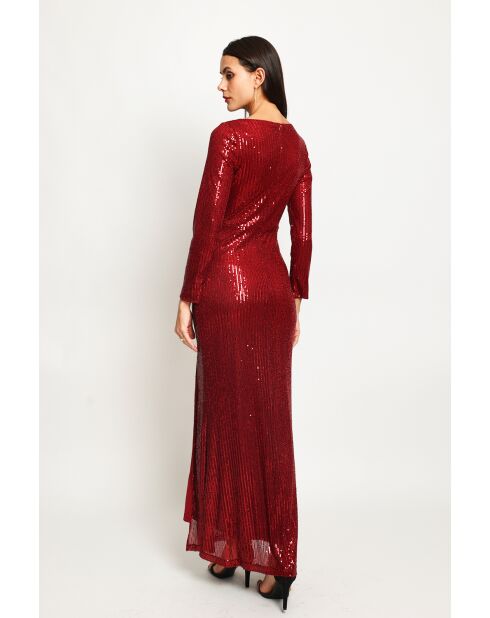 Robe Odette bordeaux