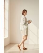 Chemise en lin mélangé Louisa jade