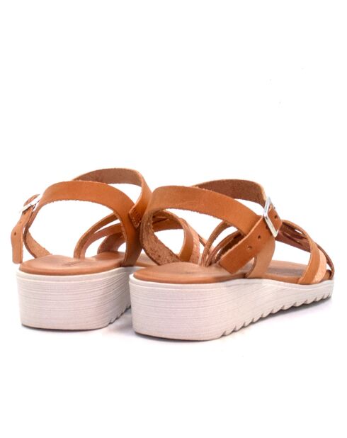 Sandales Cali Vaqueta saumon