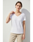 T-shirt Lily blanc