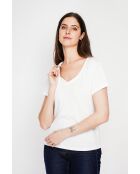 T-shirt Lily blanc