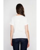 T-shirt Lily blanc