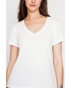 T-shirt Lily blanc