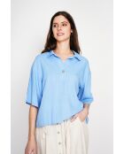 Blouse Live azur