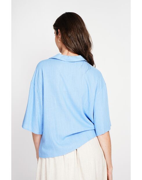 Blouse Live azur