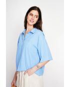 Blouse Live azur