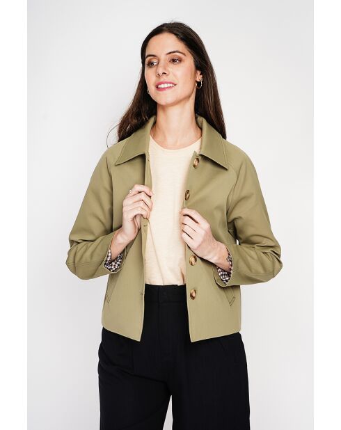 Trench Zatra kaki clair