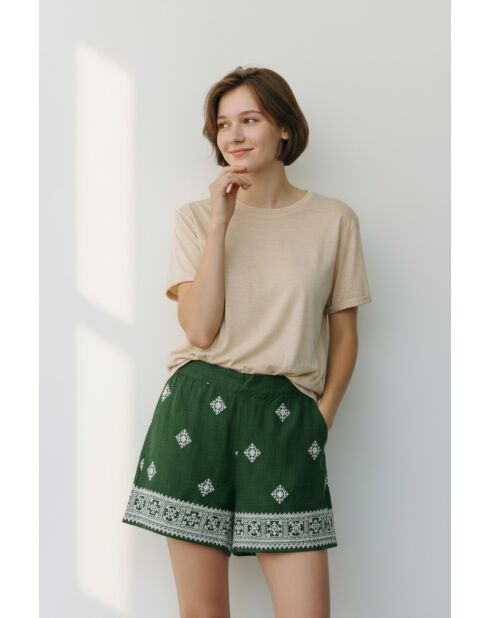 Bermudes Nina kaki clair