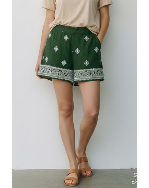 Bermudes Nina kaki clair