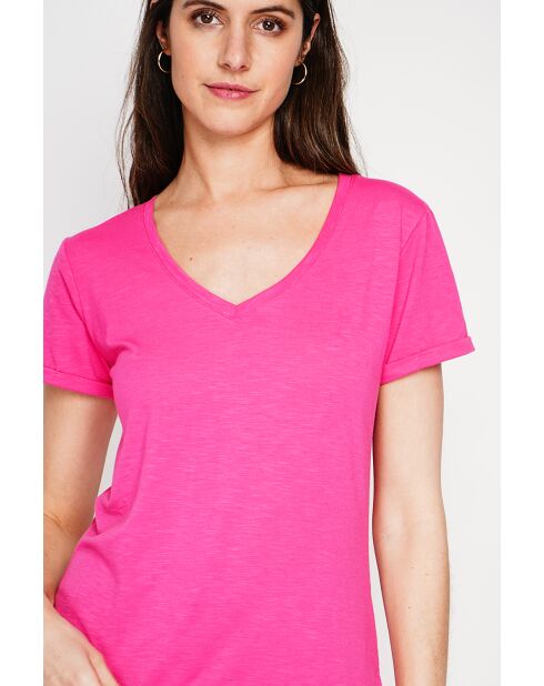 T-shirt Luna fushia
