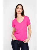 T-shirt Luna fushia