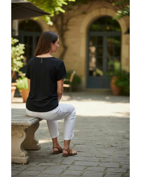 T-shirt Heidi noir