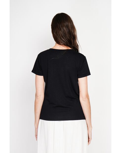 T-shirt Heidi noir