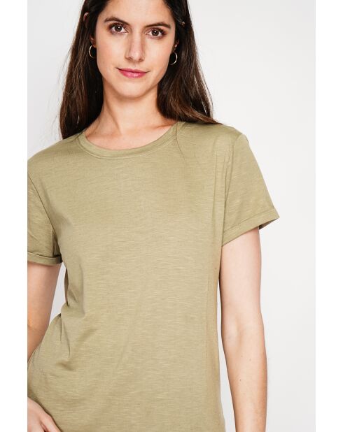 T-shirt Peggy kaki clair