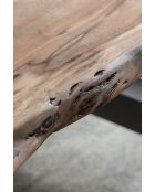 Table acacia massif naturelle - 160x77x90 cm