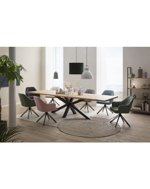 Rallonge Table hudson en chêne massif huilé naturelle - 90x4x40 cm