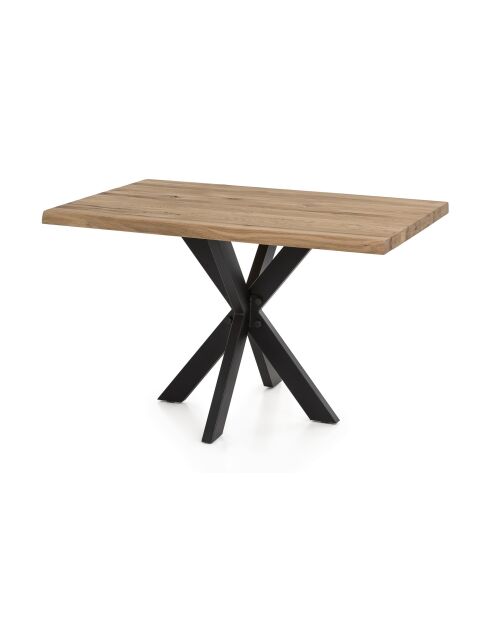Table chêne massif huilé naturelle - 125x77x80 cm