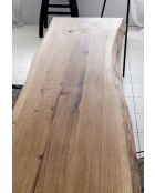 Tisch aus massiver Eiche, naturgeölt, 240x77x100 cm