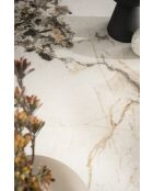 Minas keramische tafelmix wit en mineraalbeige - 200 (300) x77x100 cm