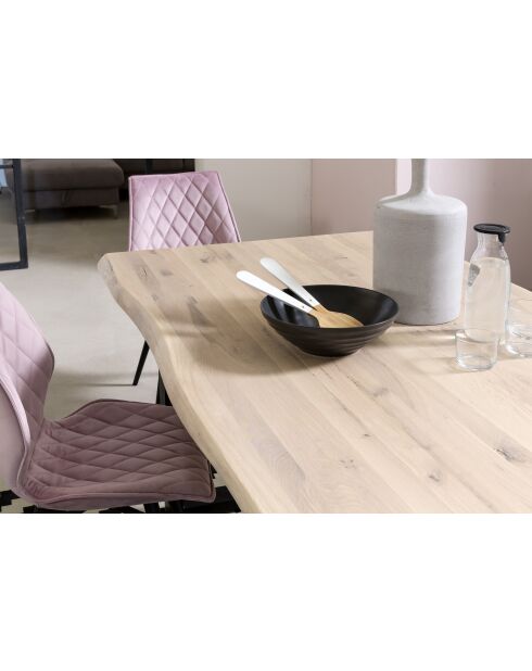 Table chêne massif blanche - 200x77x100 cm