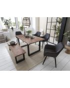 Table acacia massif naturelle - 180x77x90 cm