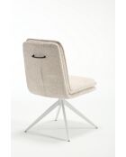 Lot de 2 chaises Valencia beige nature - 51x92x68 cm