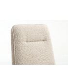 Lot de 2 chaises Valencia beige nature - 51x92x68 cm