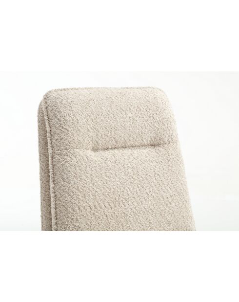 Lot de 2 chaises Valencia beige nature - 51x92x68 cm