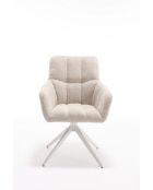 Lot de 2 fauteuils New lars beiges - 61x90x66 cm